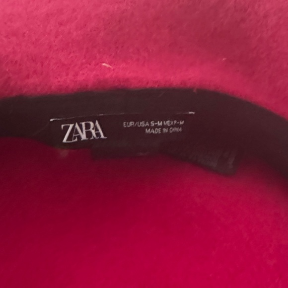 Zara Vibrant Pink Beret - Picture 2 of 2